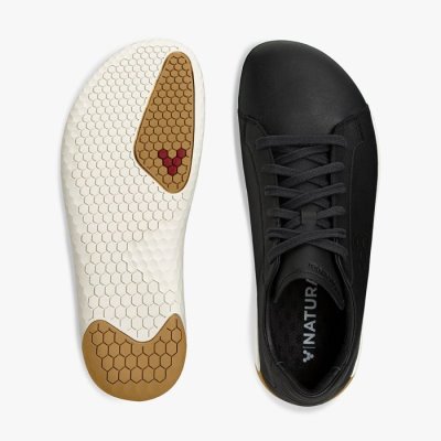 Chaussure Casual Vivobarefoot Geo Court Femme - Noir CVM206954